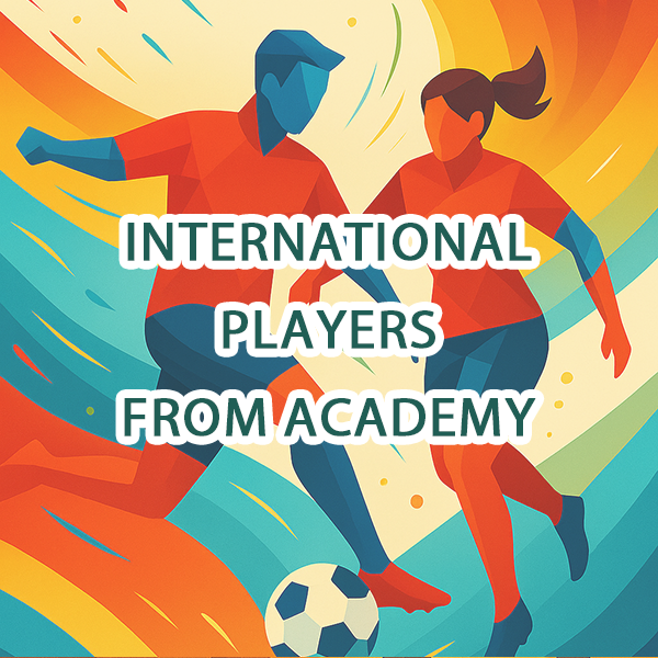International players from academy